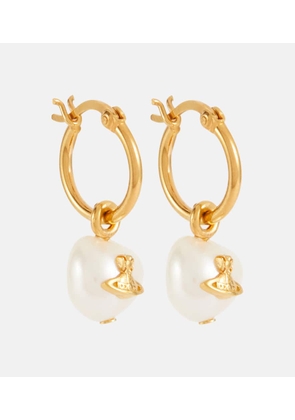 Vivienne Westwood Azul silver hoop earrings