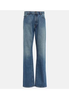 Alaia Lover low-rise straight jeans