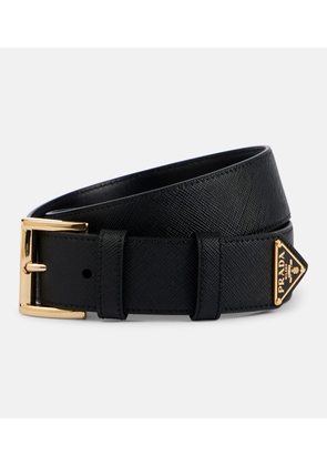 Prada Logo leather belt