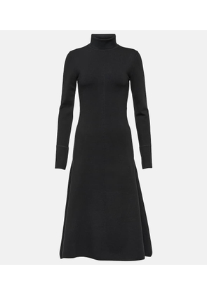 Joseph Turtleneck silk-blend midi dress