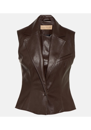 Aya Muse Eyeria coated top