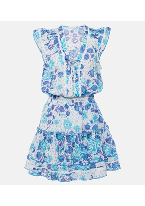 Poupette St Barth Anais printed cotton minidress