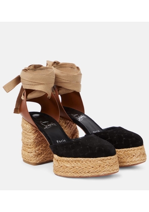Christian Louboutin Brigissima 70 espadrille sandals