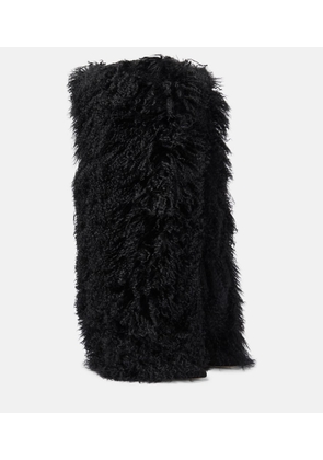 Paris Texas Shearling fur boots
