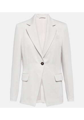 Brunello Cucinelli Cotton and linen blazer