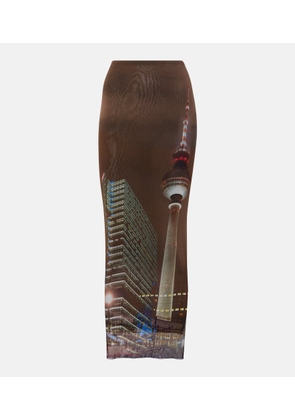 Jean Paul Gaultier x Shayne Oliver City tulle maxi skirt