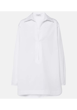 Alaia Cotton poplin minidress