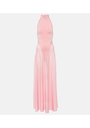 Alaia Turtleneck maxi dress
