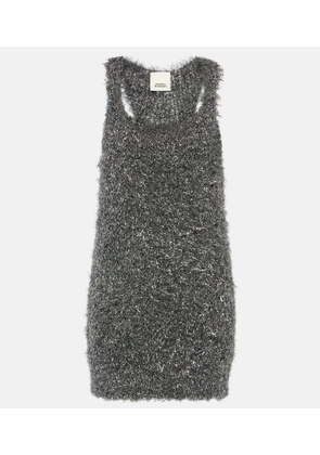 Isabel Marant Windy metallic knit minidress