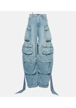 The Attico Cutout cargo jeans