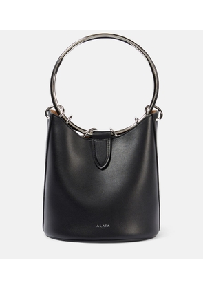 Alaia Ring Medium leather bucket bag