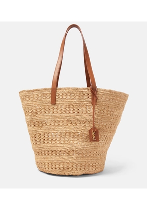 Saint Laurent Panier Medium raffia basket bag
