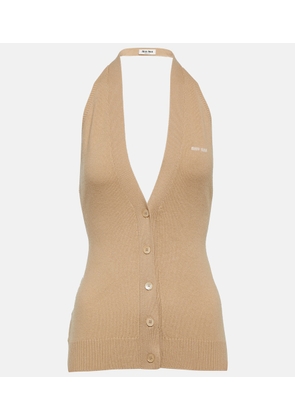 Miu Miu Knitted cashmere vest