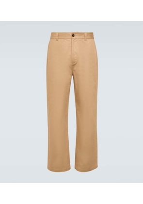 Marni Cotton gabardine straight pants