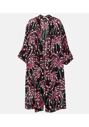 Poupette St Barth Erica printed robe