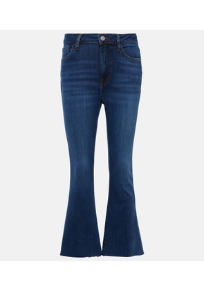 Frame Le Crop Mini Boot mid-rise bootcut jeans