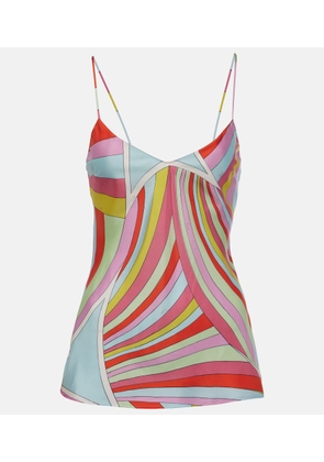 Pucci Iride silk twill top