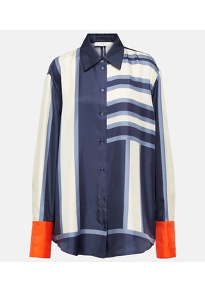 SIR Dazed printed silk shirt