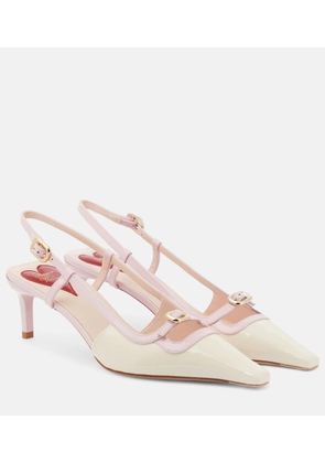 Roger Vivier Vivâ Canard leather slingback pumps