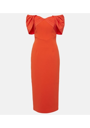 Rebecca Vallance Alani off-shoulder midi dress