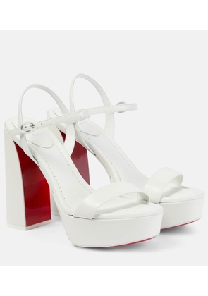 Christian Louboutin Movida Jane 130 leather platform pumps