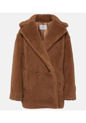 Max Mara Dramma wool and silk teddy jacket
