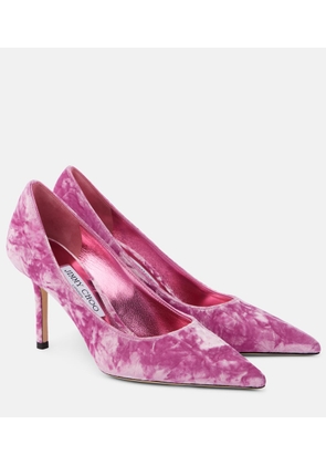Jimmy Choo Love 85 velvet pumps