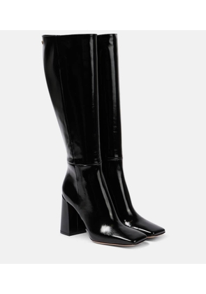 Gianvito Rossi 95 patent leather knee-high boots