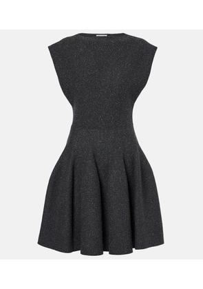 Alaia Godet silk-blend minidress