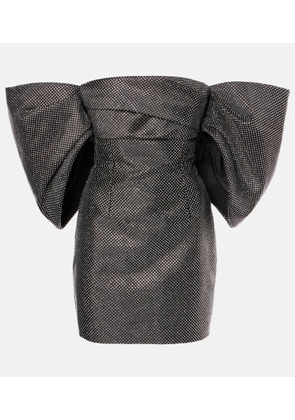 Solace London Elina embellished off-shoulder minidress