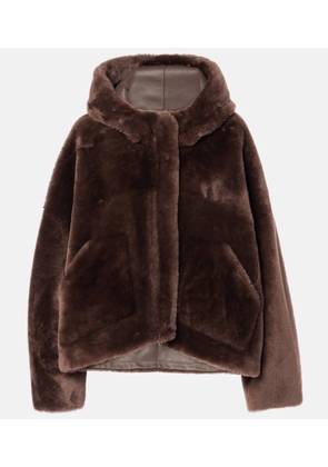 Blancha Cropped shearling jacket