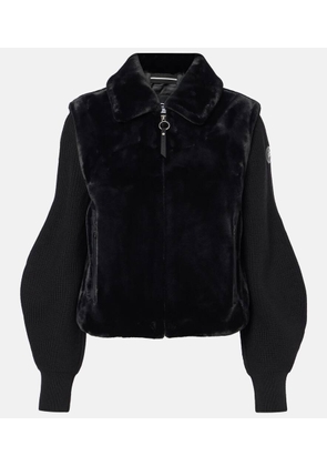 Fusalp Paige velour and wool jacket