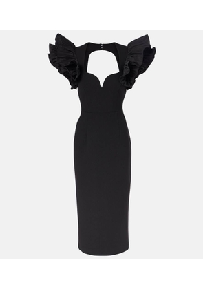 Rebecca Vallance Ella puff-sleeve midi dress