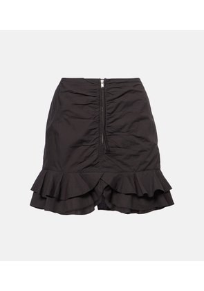 Marant Etoile Breenea ruffled cotton miniskirt