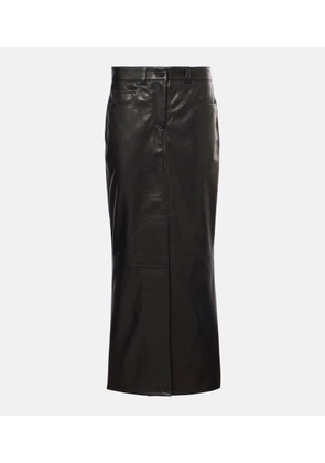Dorothee Schumacher Sleek Statement leather midi skirt