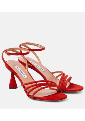 Aquazzura Latour 75 suede sandals
