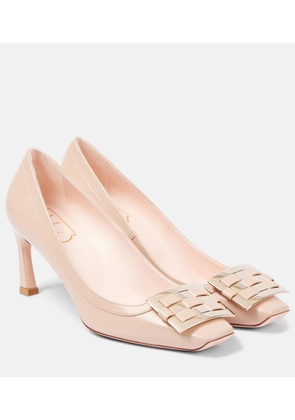 Roger Vivier Trompette 70 leather pumps