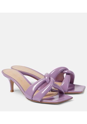 Gianvito Rossi Amour 55 patent leather mules