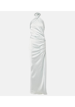 Simkhai Draped satin maxi dress