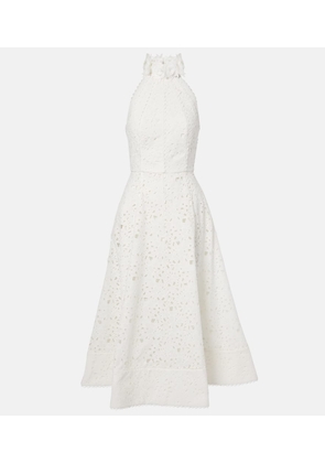 Rebecca Vallance Bridal Nuvola embroidered midi dress
