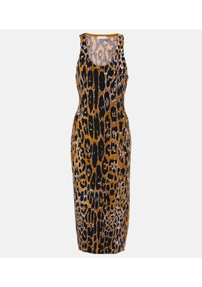 Alaia Jacquard midi dress