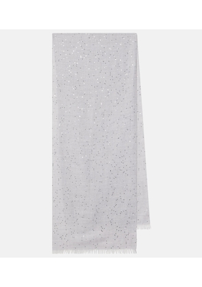 Brunello Cucinelli Cashmere and silk scarf