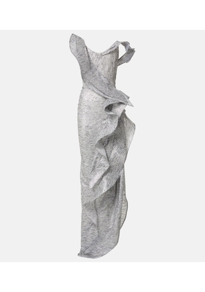 Maticevski Satellite Wave ruffled gown