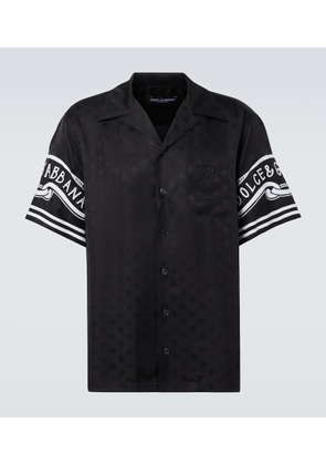 Dolce&Gabbana Printed silk twill shirt