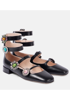 Valentino Garavani Preshoes embellished leather flats