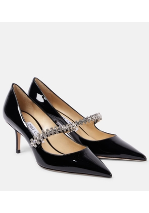Jimmy Choo Bing 65 embellished patent leather pumps