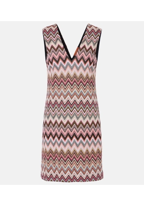 Missoni Zigzag lame minidress
