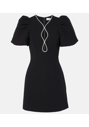 Rebecca Vallance Estella embellished crepe minidress