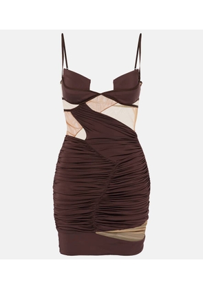 Nensi Dojaka Draped minidress