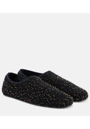 Gabriela Hearst Aris embellished knitted ballet flats